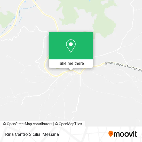 Rina Centro Sicilia map