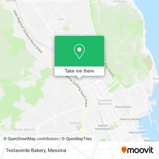 Testaverde Bakery map