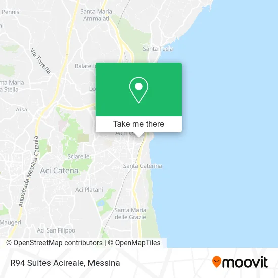 R94 Suites Acireale map