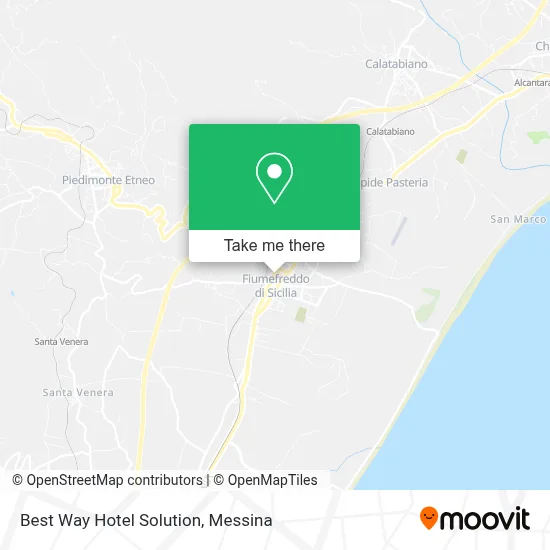 Best Way Hotel Solution map