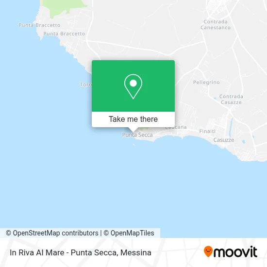 In Riva Al Mare - Punta Secca map