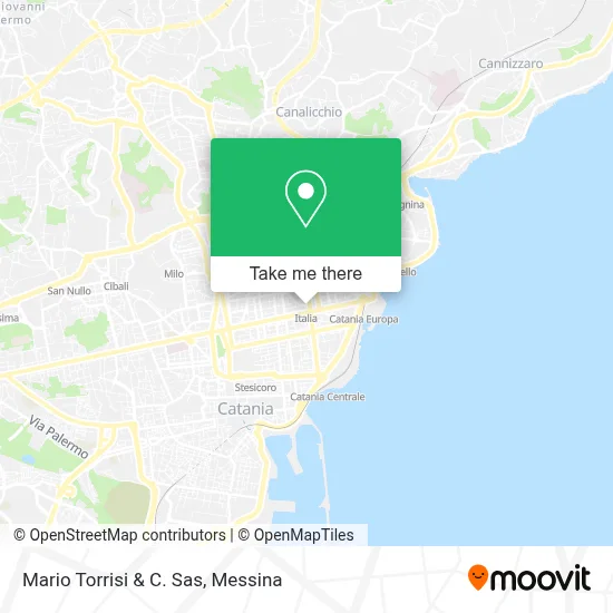 Mario Torrisi & C. Sas map