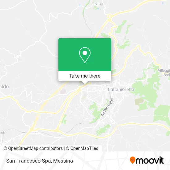 San Francesco Spa map