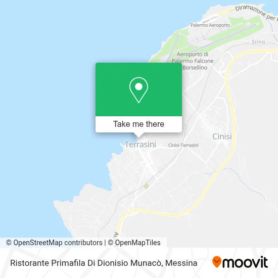 Ristorante Primafila Di Dionisio Munacò map