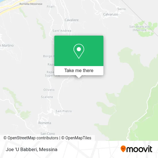 Joe 'U Babberi map