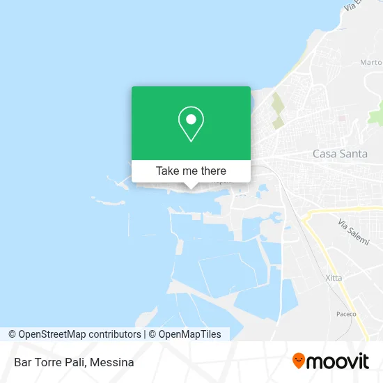 Bar Torre Pali map