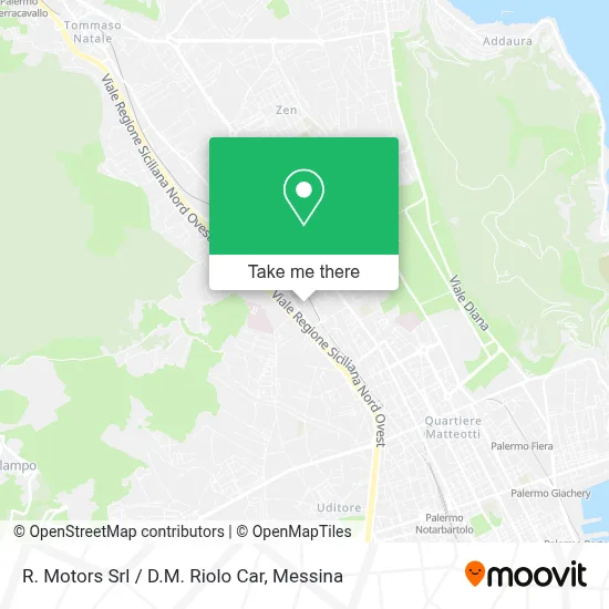 R. Motors Srl / D.M. Riolo Car map
