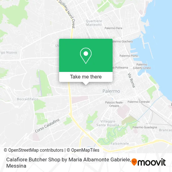 Calafiore Butcher Shop by Maria Albamonte Gabriele map