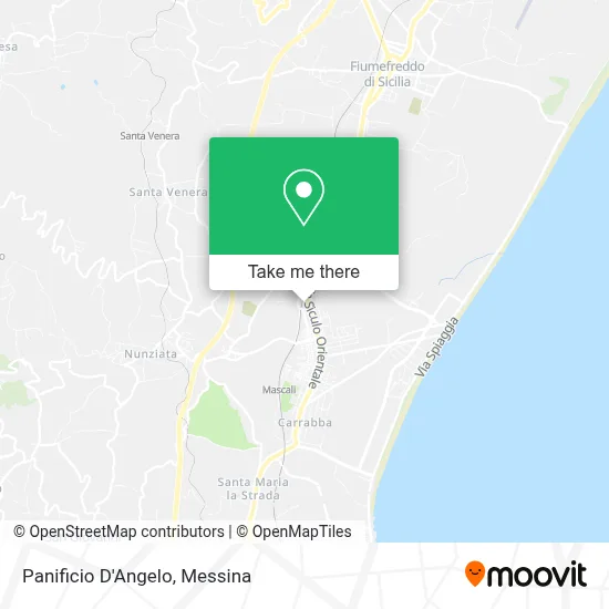 Panificio D'Angelo map