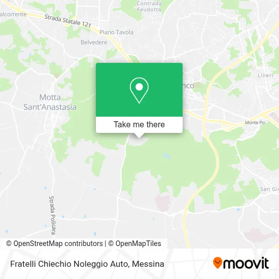 Fratelli Chiechio Noleggio Auto map