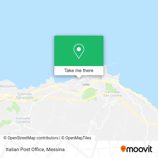 Italian Post Office map