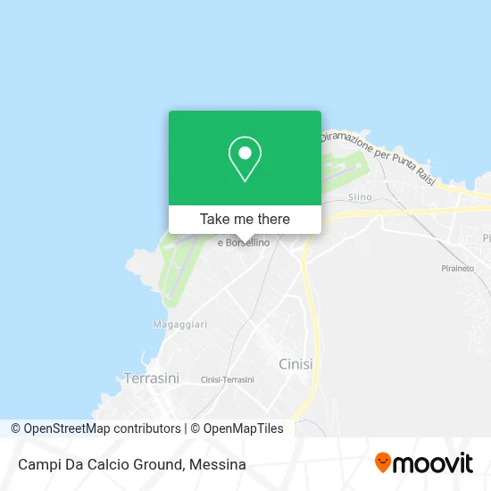 Campi Da Calcio Ground map