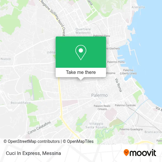 Cuci In Express map