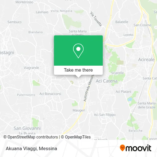Akuana Viaggi map