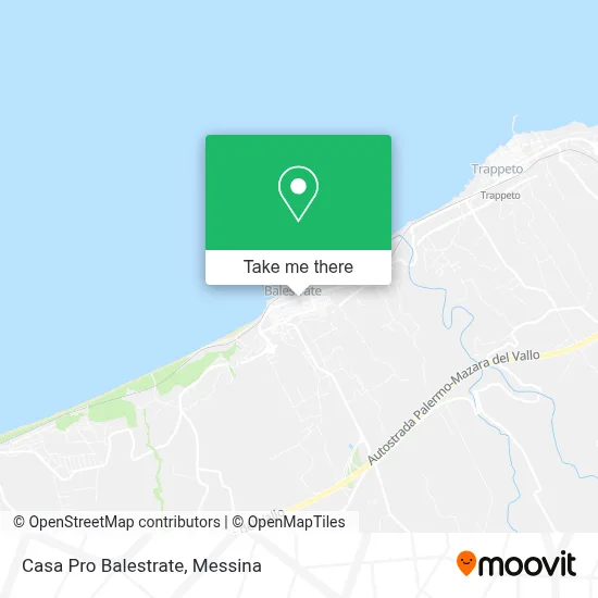 Casa Pro Balestrate map