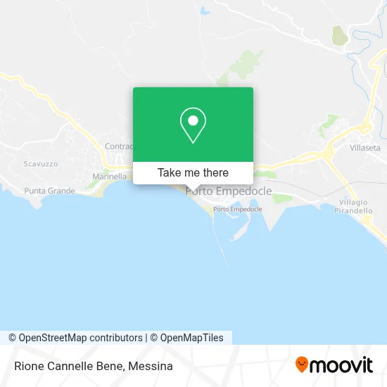 Rione Cannelle Bene map