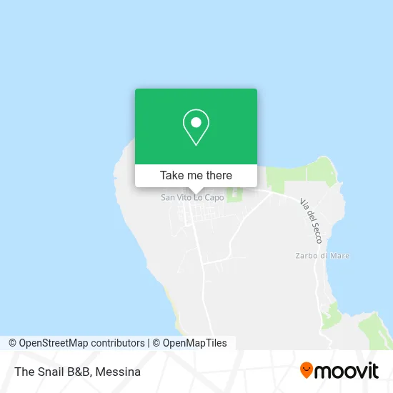 The Snail B&B map