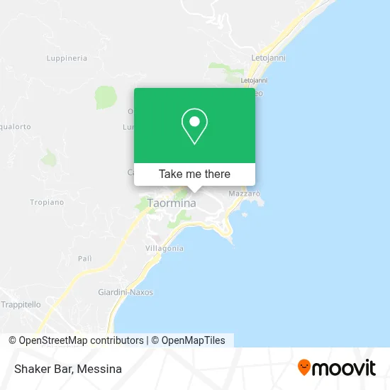 Shaker Bar map