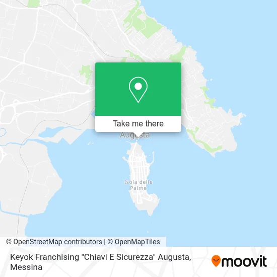 Keyok Franchising "Chiavi E Sicurezza" Augusta map