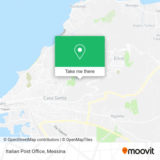 Italian Post Office map