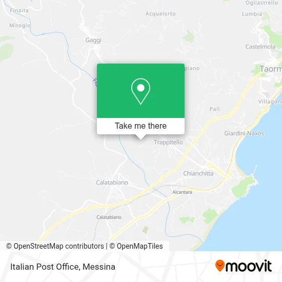 Italian Post Office map