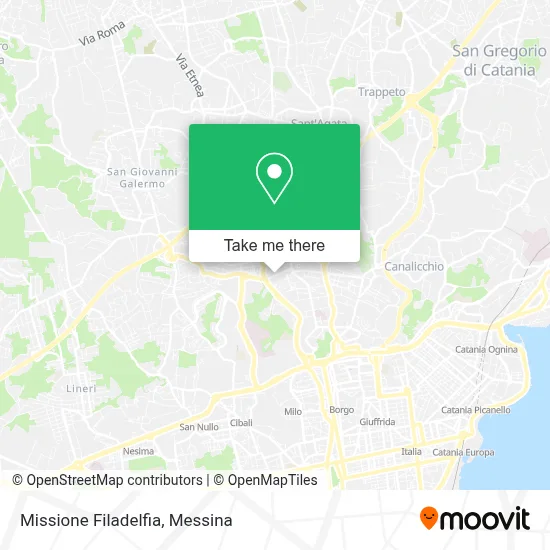 Missione Filadelfia map