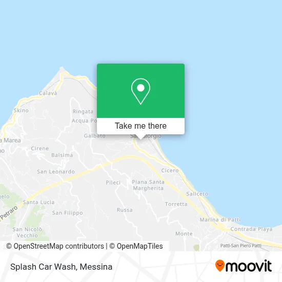 Splash Car Wash map