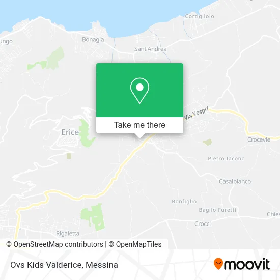 Ovs Kids Valderice map