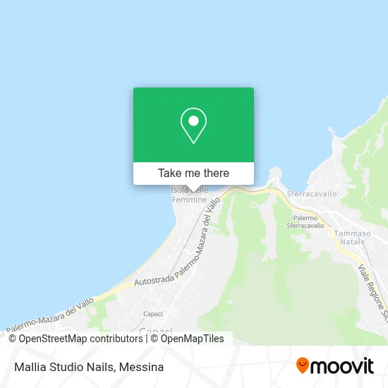 Mallia Studio Nails map