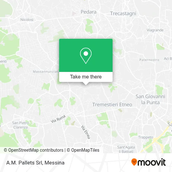 A.M. Pallets Srl map