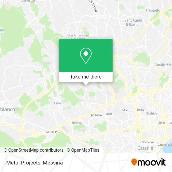 Metal Projects map