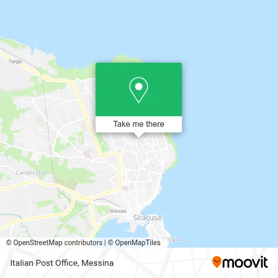 Italian Post Office map