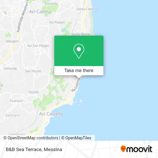 B&B Sea Terrace map