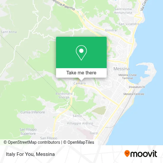 Italy For You map