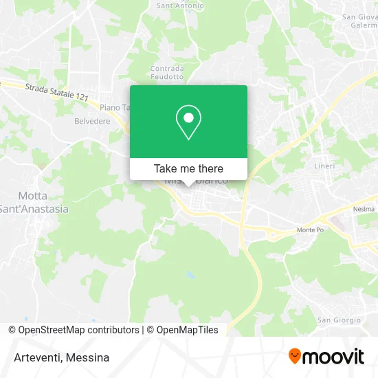 Arteventi map