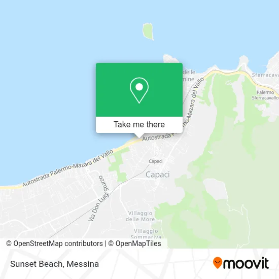 Sunset Beach map