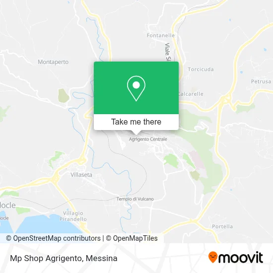 Mp Shop Agrigento map