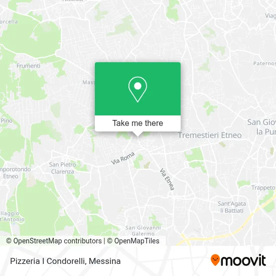 Pizzeria I Condorelli map