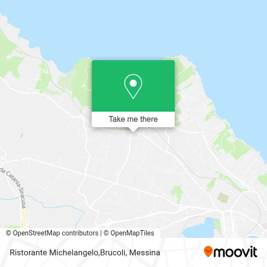 Ristorante Michelangelo,Brucoli map