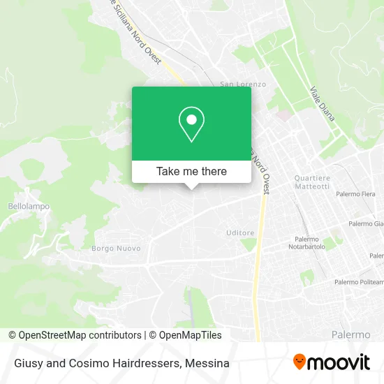 Giusy and Cosimo Hairdressers map