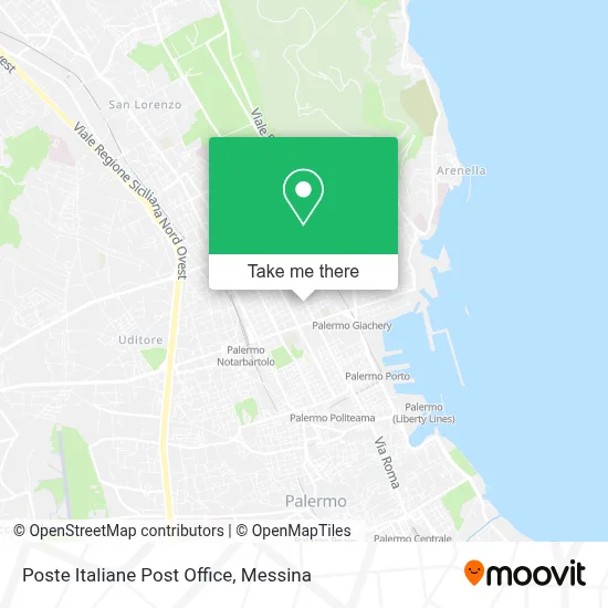 Poste Italiane Post Office map
