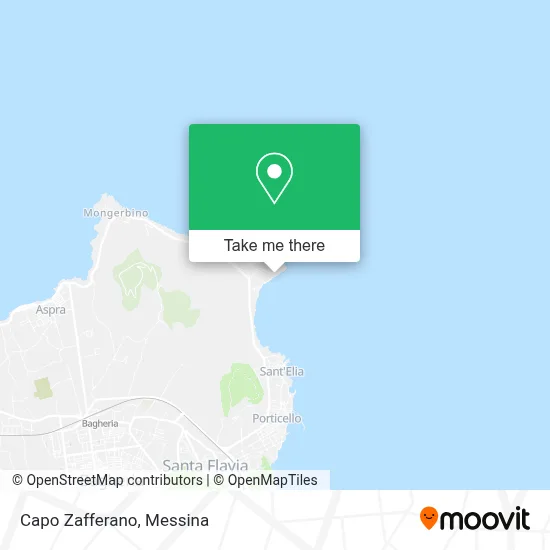Capo Zafferano map