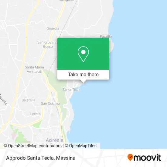 Approdo Santa Tecla map
