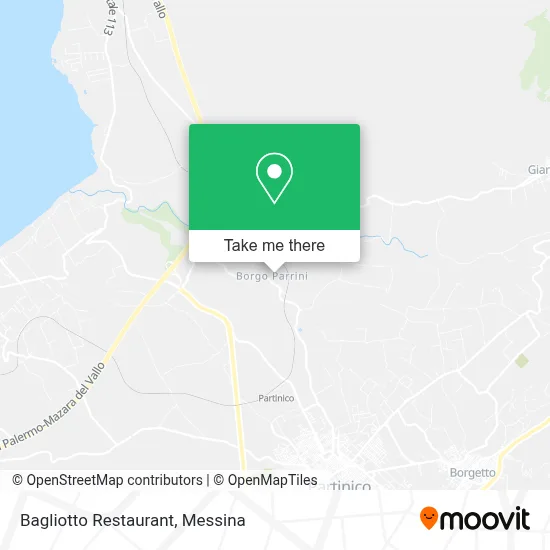 Bagliotto Restaurant map
