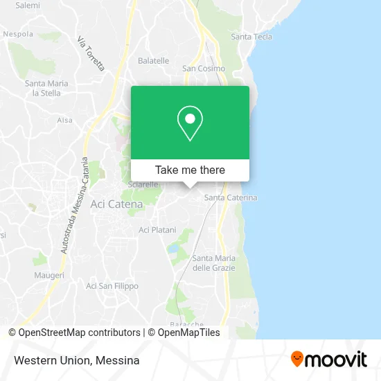 Western Union map