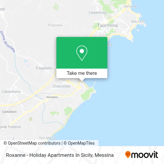 Roxanne - Holiday Apartments In Sicily map