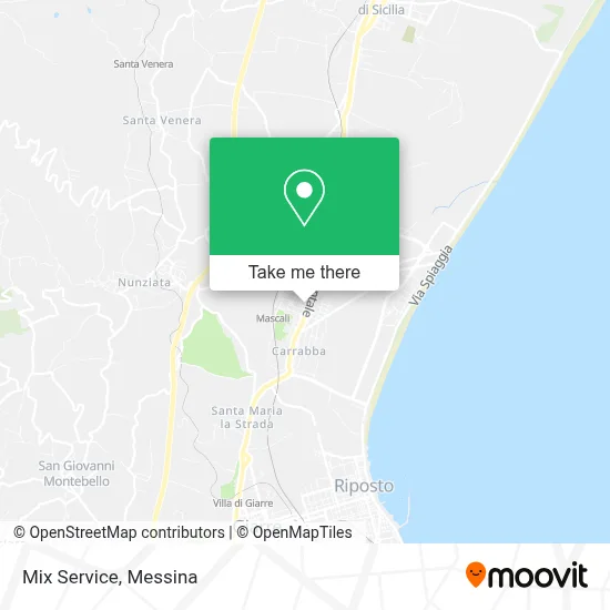 Mix Service map