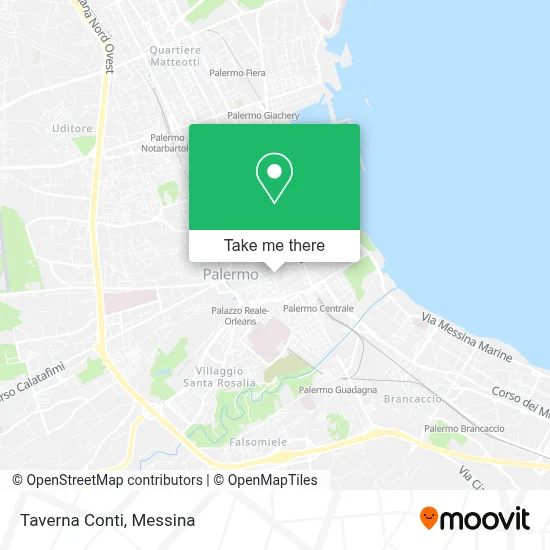 Taverna Conti map