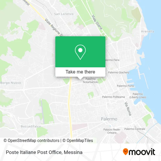 Poste Italiane Post Office map