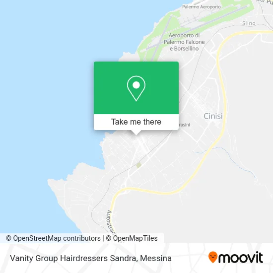 Vanity Group Hairdressers Sandra map